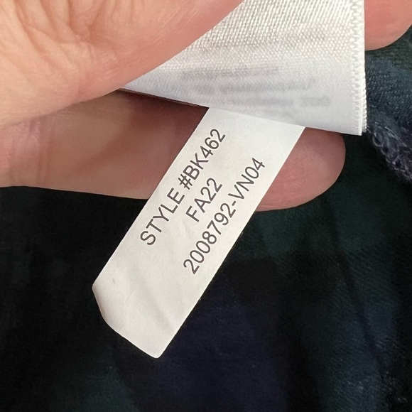 *NEW* J.Crew Factory Flannel Squareneck Ruffle Top - Picture 15 of 15